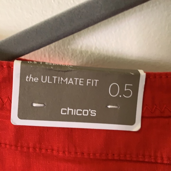 Deep orange /red Bermuda - Picture 3 of 7